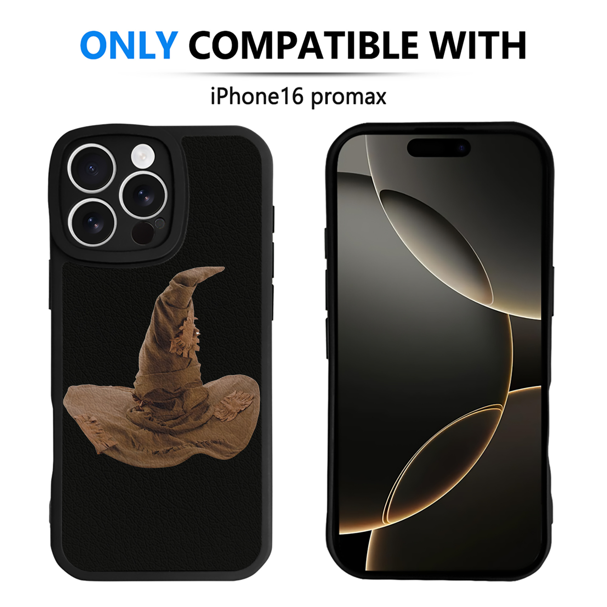 （画像用） Harry Potter ハリー・ポッターシリーズ 【iPhone 16シリーズ対応】シリコンスマホケース（レザー調） 材質：シリコン